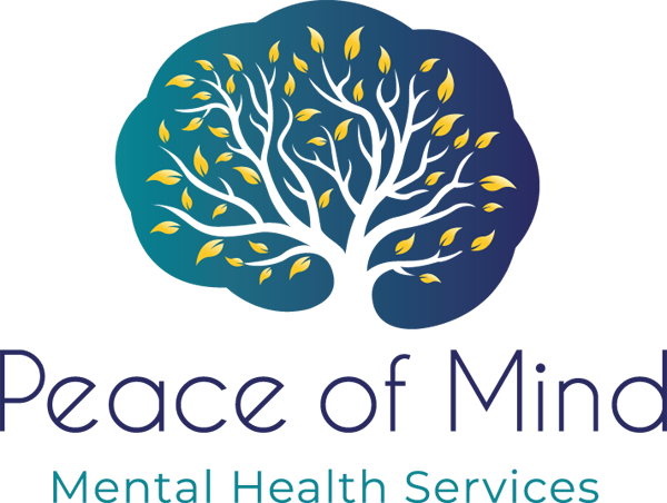 The logo for Peace of Mind Mental Health Services